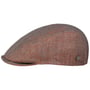 Barrick Linen Flat Cap by Lierys red
