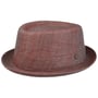 Classic Pork Pie Linen Hat by Lierys red