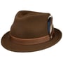 Hulbert Trilby Wool Hat by Stetson brown