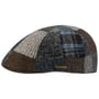 Viscott Patchwork Flat Cap by Stetson brown-blue