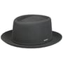 Maysville Pork Pie Wool Hat by Stetson anthracite