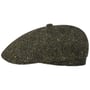 Hatteras Beswick Woll Flat Cap by Stetson olive