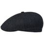 Hatteras Catwick Wool Flat Cap by Stetson black-blue