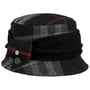 Mevela Check Wool Hat by Lierys black-white
