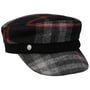 Mevala Check Baker Boy Hat by Lierys black