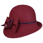 Mealesca Wool Cloche Hat by Lierys bordeaux