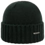 Norham Merino Beanie Hat with Cuff by Stetson dark green