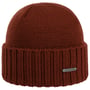 Norham Merino Beanie Hat with Cuff by Stetson rust