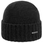 Norham Merino Beanie Hat with Cuff by Stetson dark grey