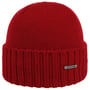 Norham Merino Beanie Hat with Cuff by Stetson red