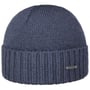 Norham Merino Beanie Hat with Cuff by Stetson petrol blue