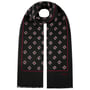 Ellingham Flowers Wool Scarf by Stetson black-red
