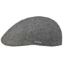 Texas Finningley 6 Panel Flat Cap by Stetson grey