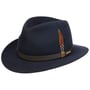 Delvaro Traveller Wool Hat by Stetson navy
