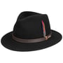 Delvaro Traveller Wool Hat by Stetson black
