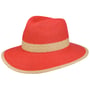 Levonea Twotone Traveller Straw Hat by Lierys coral