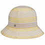 Summertime Stripes Braided Hat by Lierys yellow