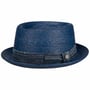 Avelao Pork Pie Raffia Hat by Lierys blue