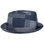 Denim Patchwork Pork Pie Cloth Hat by Lierys denim