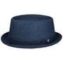 Uni Pork Pie Linen Hat by Lierys blue