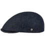 Brookings Wool Driver Flat Cap by Lierys black-blue
