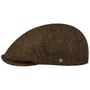 Brookings Wool Driver Flat Cap by Lierys brown-mottled