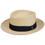 Medium Brim Pork Pie Panama Hat by Lierys nature-blue