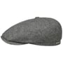 Dickvale Herringbone Flat Cap by Stetson grey