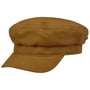 Waxed Cotton Riders Garage Cap by Stetson cognac