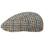 Denaby Harris Tweed Flat Cap by Stetson beige-blue