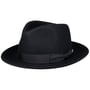 Moncaster Fur Felt Fedora Hat by JJ Hats navy