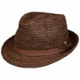 Danrio Trilby Raffia Hat by Lierys brown