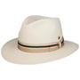 Menton Striped Band Panama Hat by Mayser cream white-beige