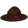 Montana Mounty Crown Wool Hat by Bailey 1922 brown