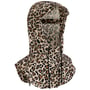Hood with Leopard Pattern by Seeberger beige