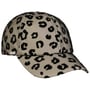 Faux Leather Leo Print Cap by Seeberger beige-black