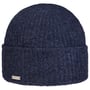 Merino Cashmere Beanie Hat by Seeberger navy