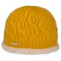 Landesta Faux Fur Edge Beanie Hat by Seeberger yellow