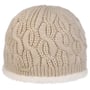 Landesta Faux Fur Edge Beanie Hat by Seeberger oatmeal