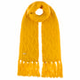 Vesina Knit Scarf by Seeberger yellow