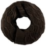Vesina Snood by Seeberger dark brown