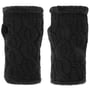 Cable Knit Wrist Warmers by Seeberger black