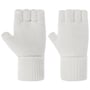 Classic Fingerless Gloves by Seeberger cream white