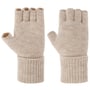Classic Fingerless Gloves by Seeberger oatmeal