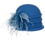 Vandea Milled Wool Hat by bedacht blue