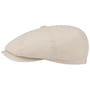 Hatteras Classic Cotton Flat Cap by Stetson beige