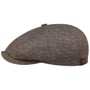 Hatteras Silk Flat Cap by Stetson beige-blue