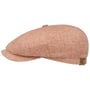 Hatteras Silk Flat Cap by Stetson red