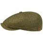 Hatteras Linen Newsboy Cap by Stetson dark green