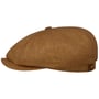 Hatteras Linen Newsboy Cap by Stetson light brown